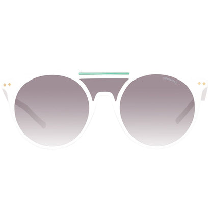 Polaroid White Acetate Sunglasses