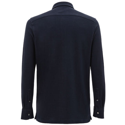 Corneliani Blue Cotton Shirt