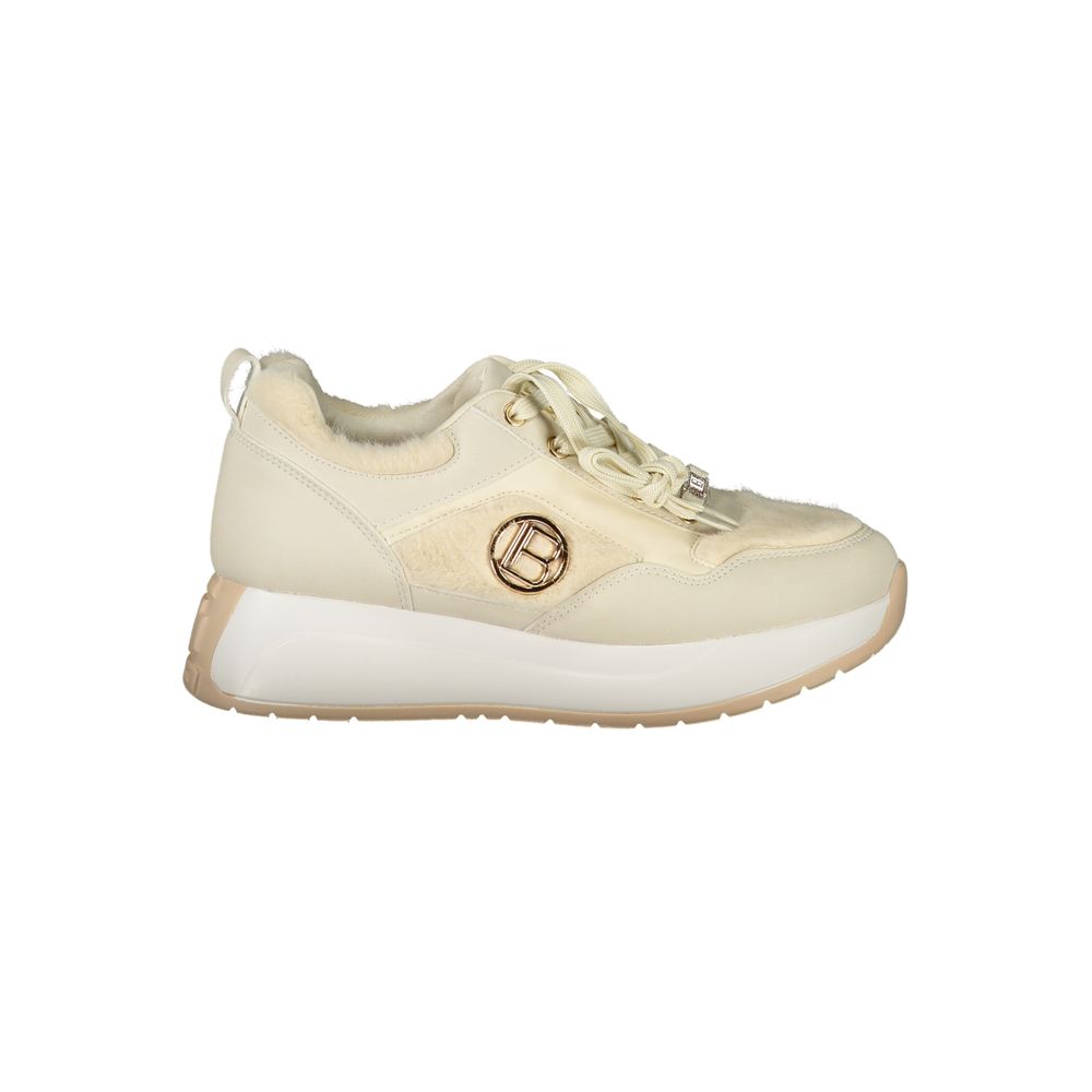 Laura Biagiotti Beige Polyethylene Sneaker