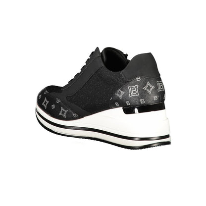 Laura Biagiotti Black Polyester Sneaker