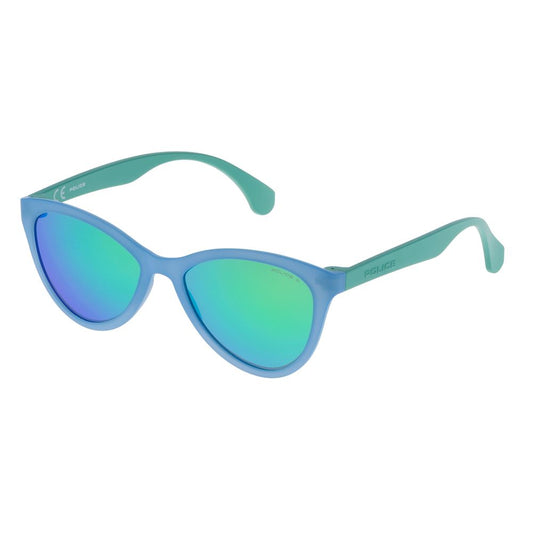 Police Blue Injected Sunglasses