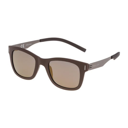 Police Brown Metal Sunglasses