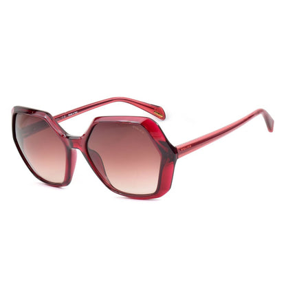 Police Red Injected Sunglasses