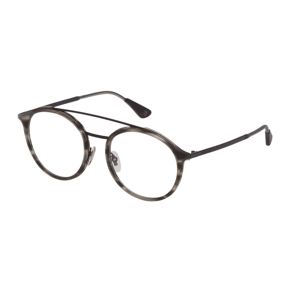 Police Gray Metal Frames