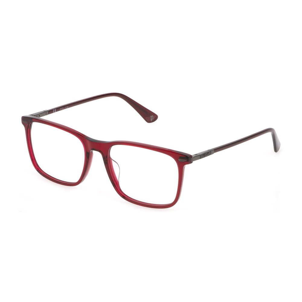 Police Red Plastic Frames