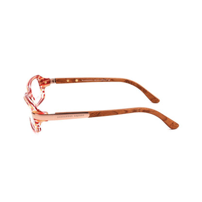 Montature in acetato rosso Alexander McQueen