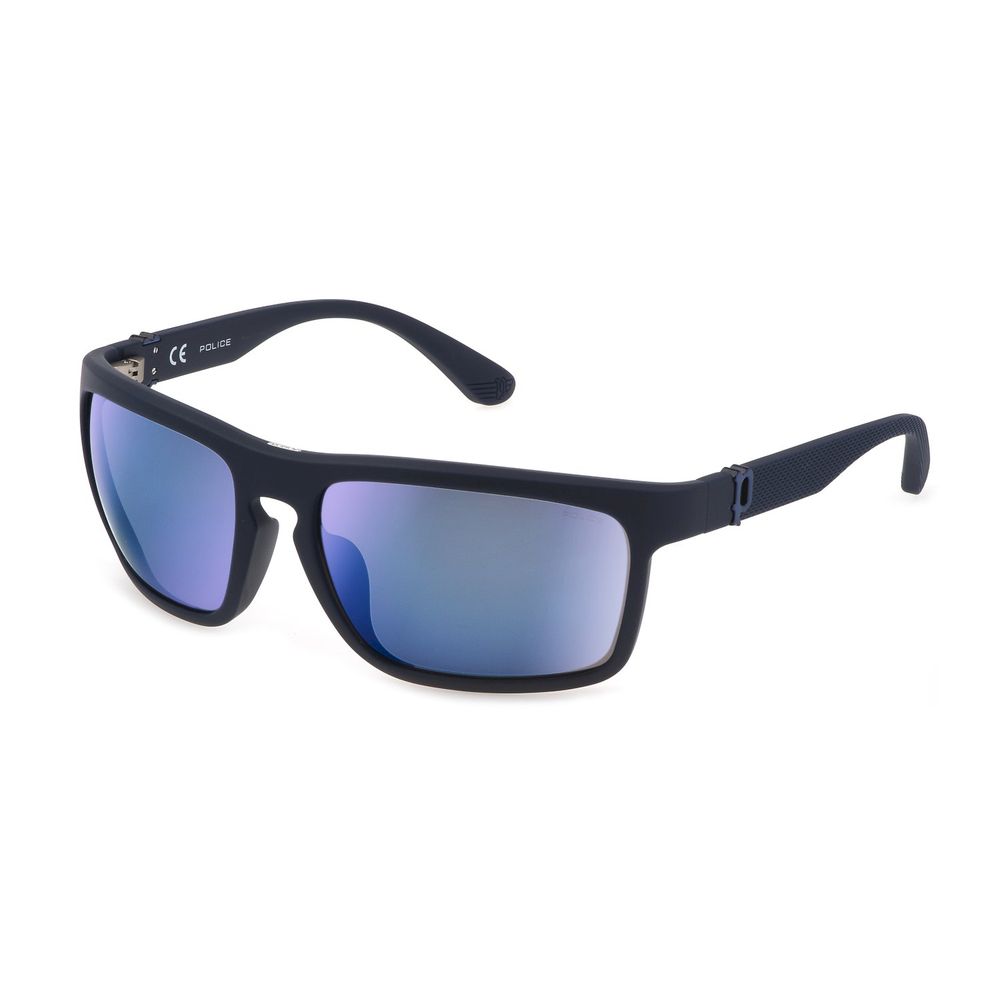 Police Blue Acetate Sunglasses