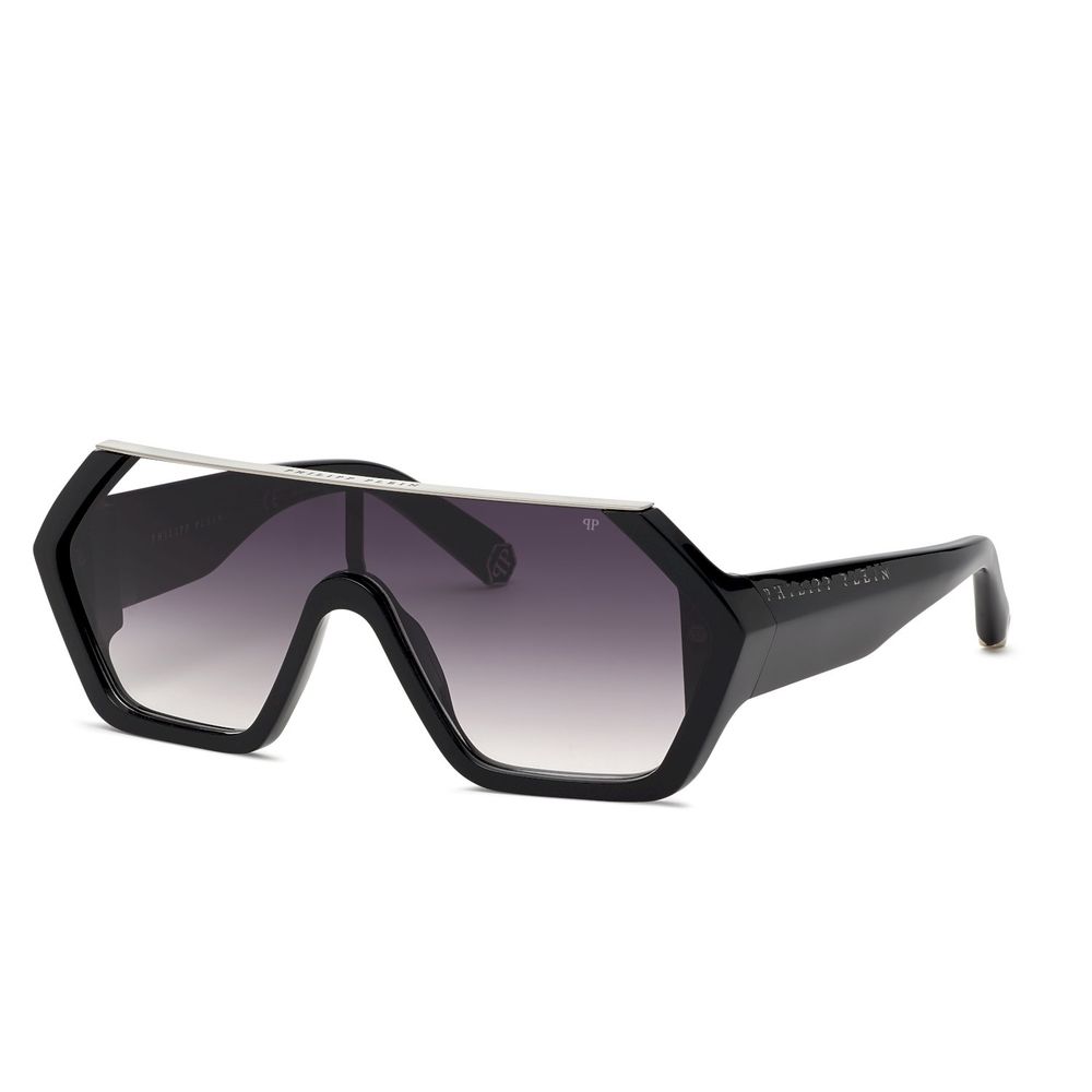 Philipp Plein Black Acetate Sunglasses