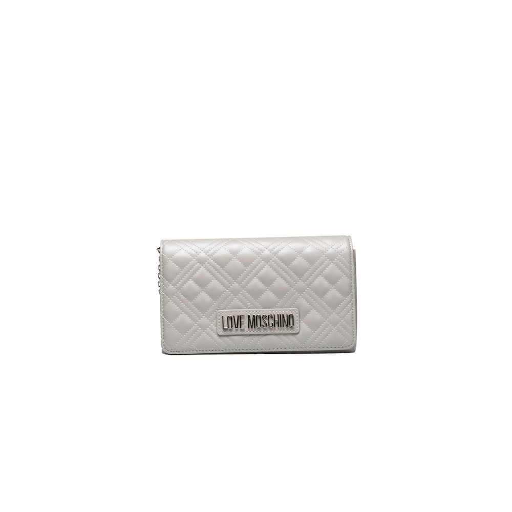 Love Moschino Silver Polyethylene Crossbody Bag