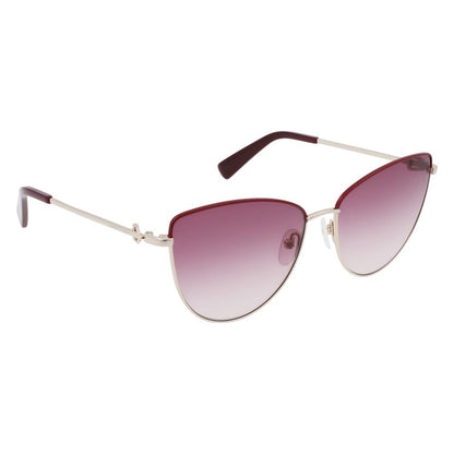 Longchamp Gold Metal Sunglasses