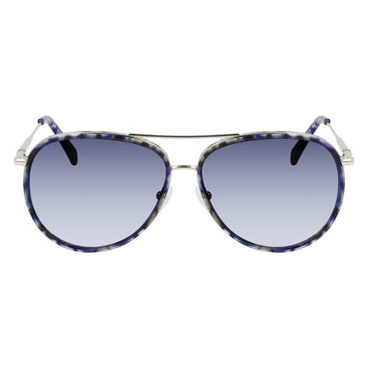 Longchamp Gold Metal Sunglasses