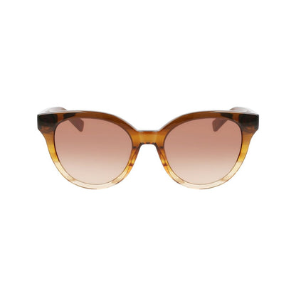 Longchamp Brown Acetate Sunglasses