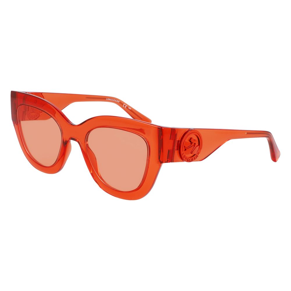 Longchamp Orange Injected Sunglasses