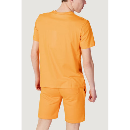 T-shirt in cotone arancione Suns