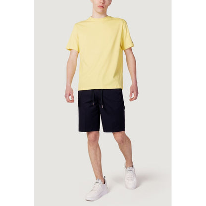 T-shirt in cotone giallo Suns