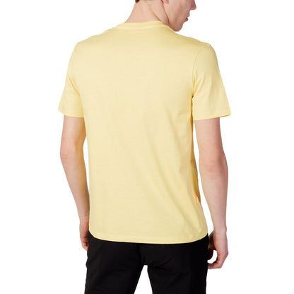 T-shirt in cotone giallo Suns