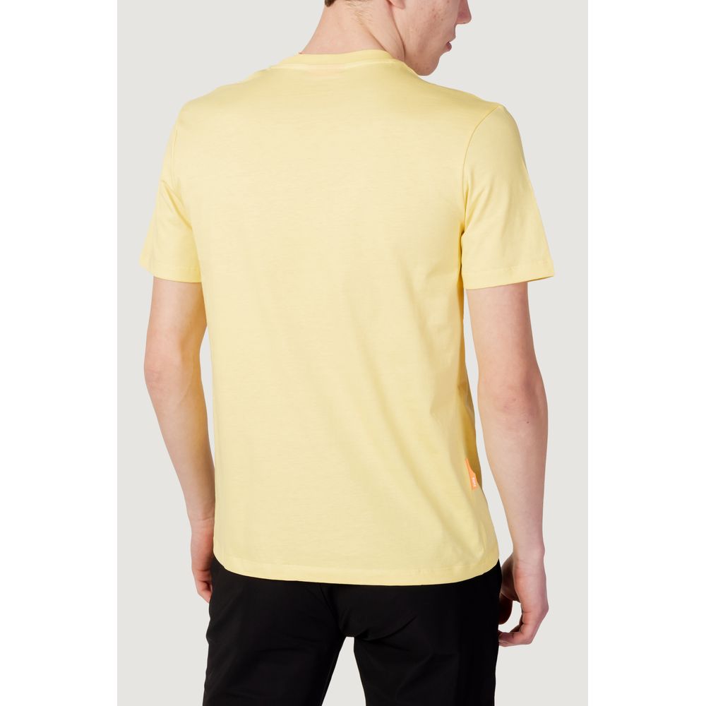 T-shirt in cotone giallo Suns