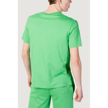 T-shirt in cotone verde Suns