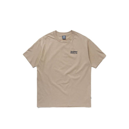 T-shirt in cotone beige New Balance