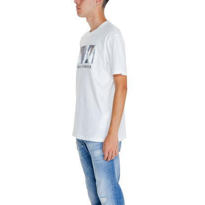 T-shirt bianca in cotone di Armani Exchange