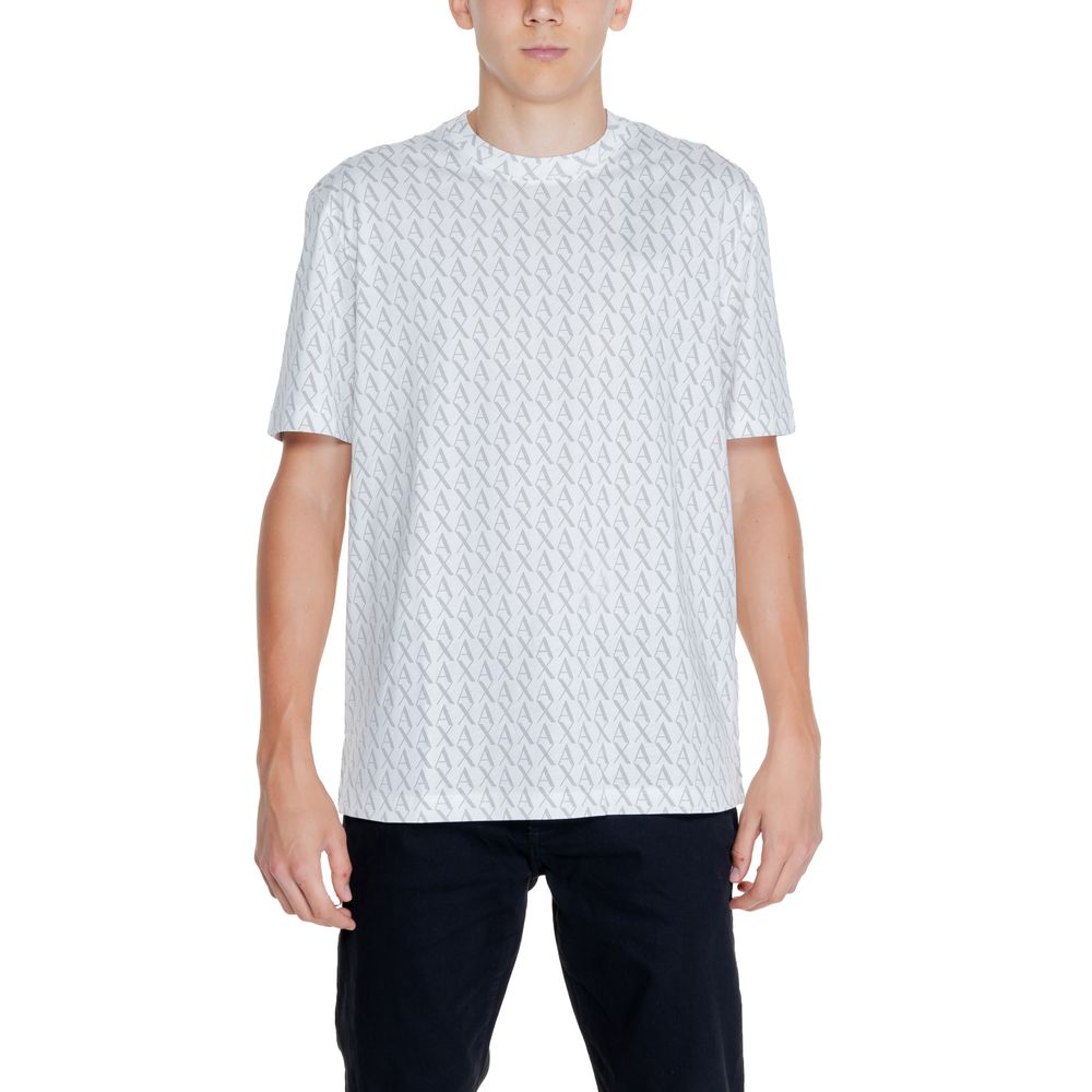 T-shirt bianca in cotone di Armani Exchange