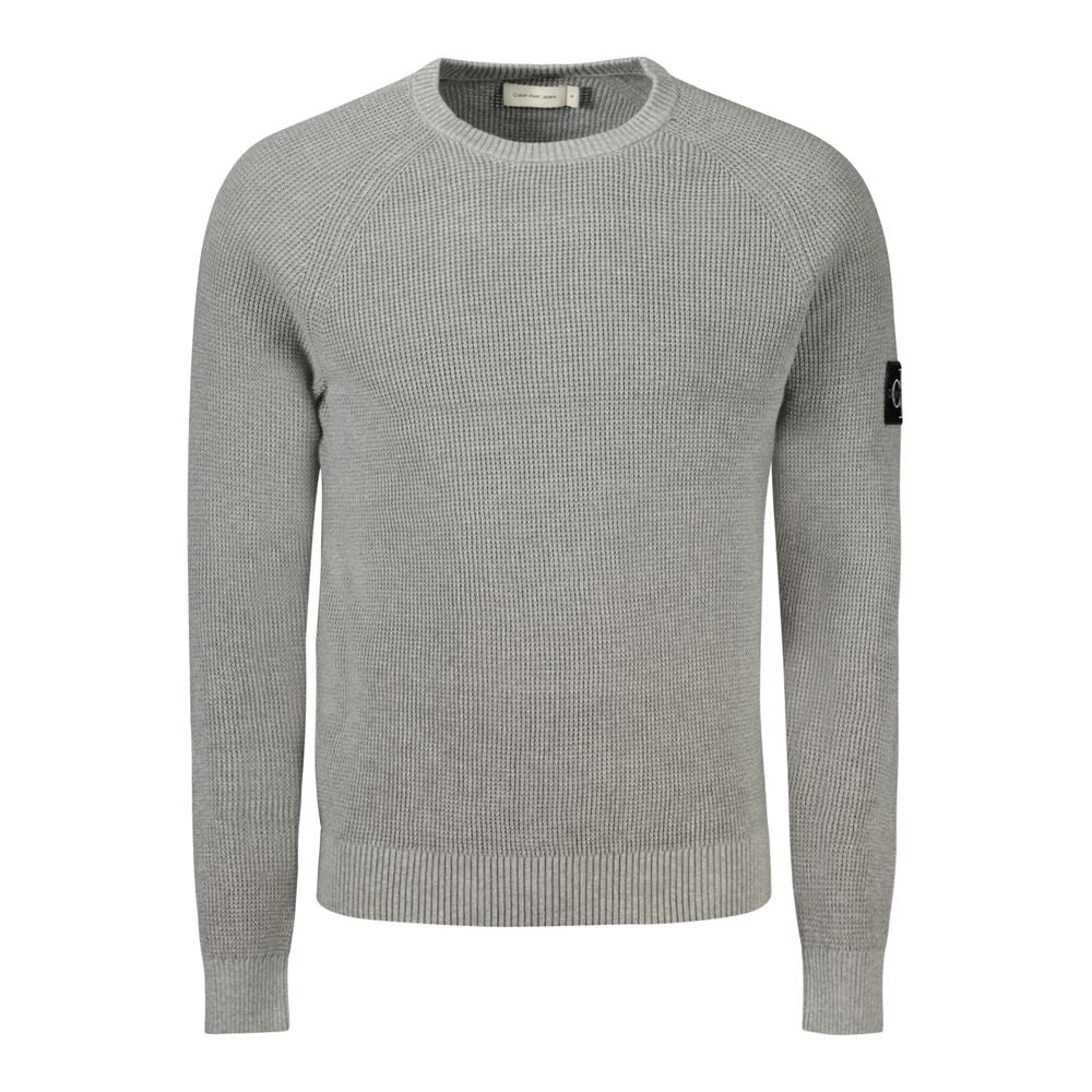 Calvin Klein Gray Cotton Sweater