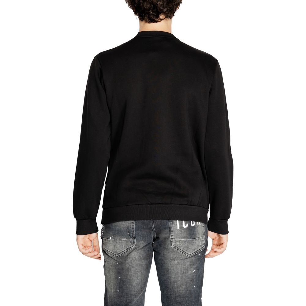 Icon Black Cotton Sweater