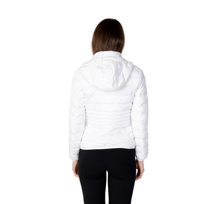 EA7 Emporio Armani White Polyester Jackets & Coat