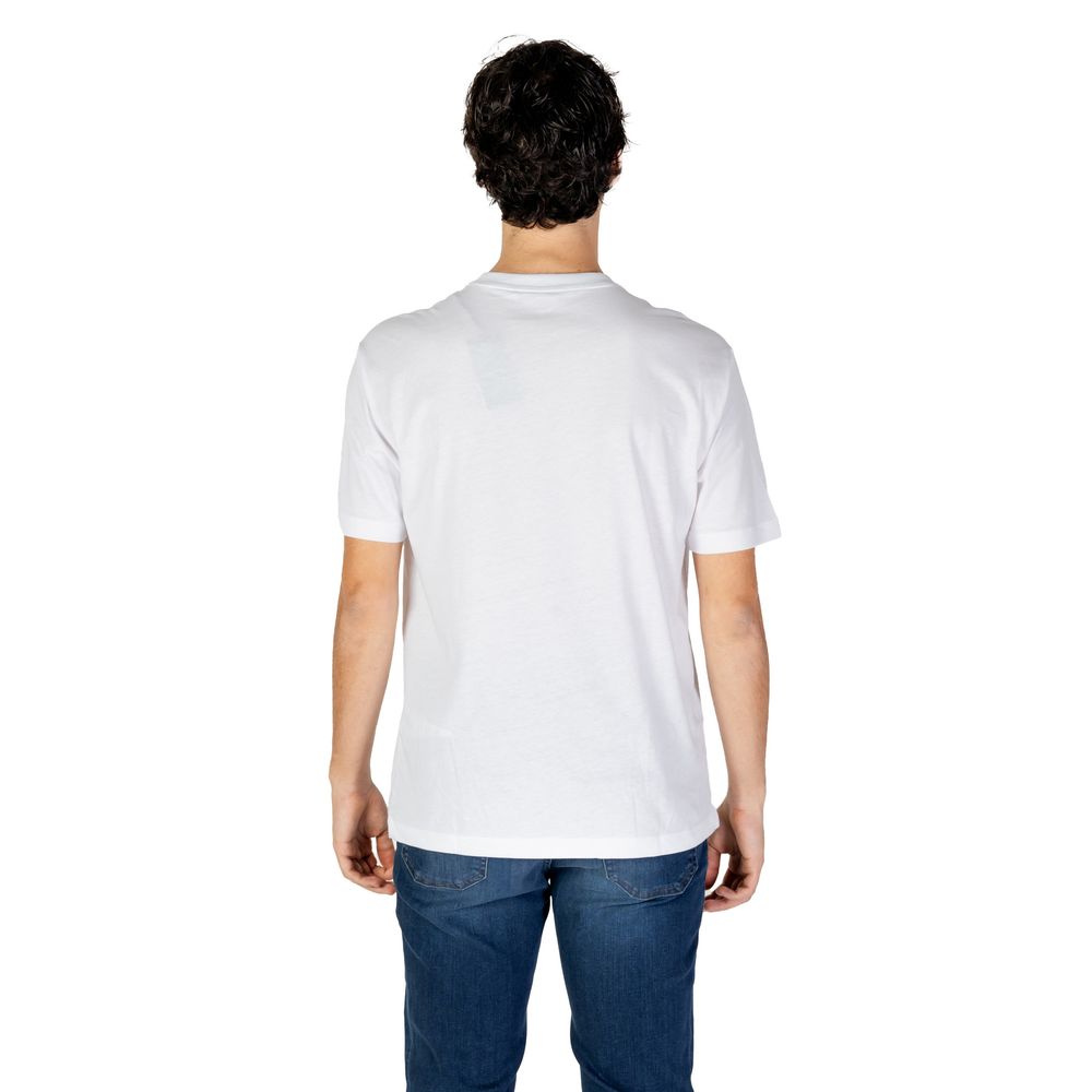 T-shirt in cotone bianco EA7 Emporio Armani