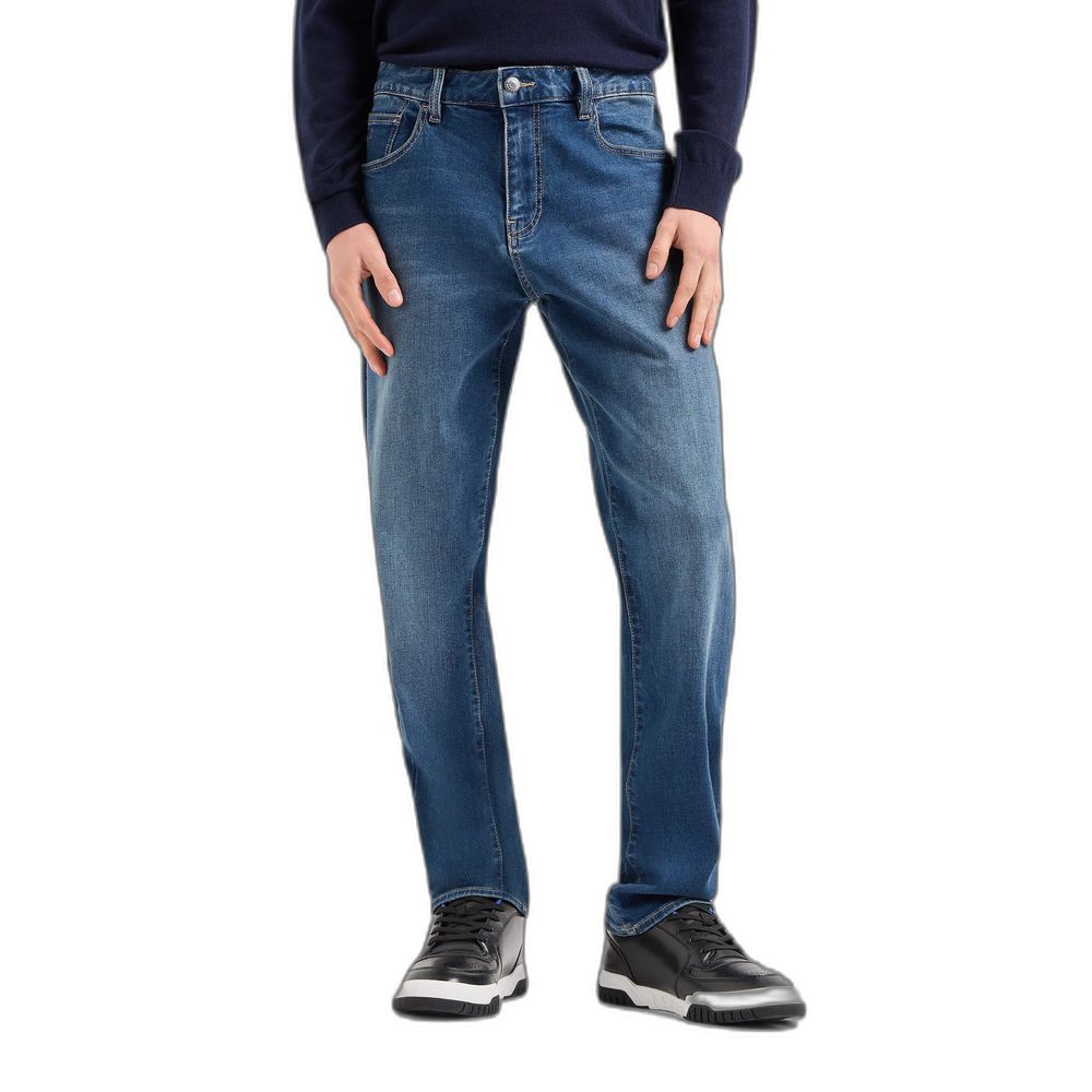 Armani Exchange Jeans e pantaloni in cotone blu