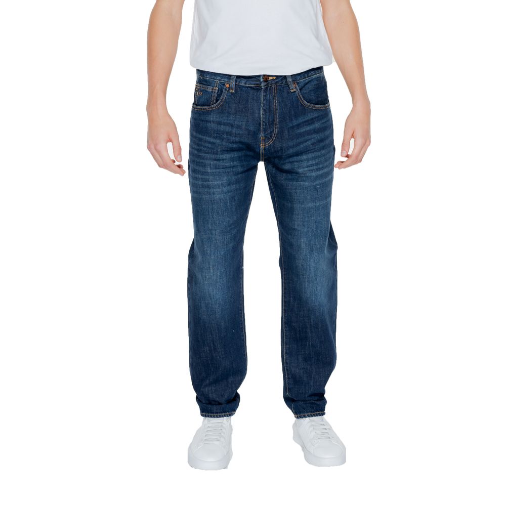 Armani Exchange Jeans e pantaloni in cotone blu