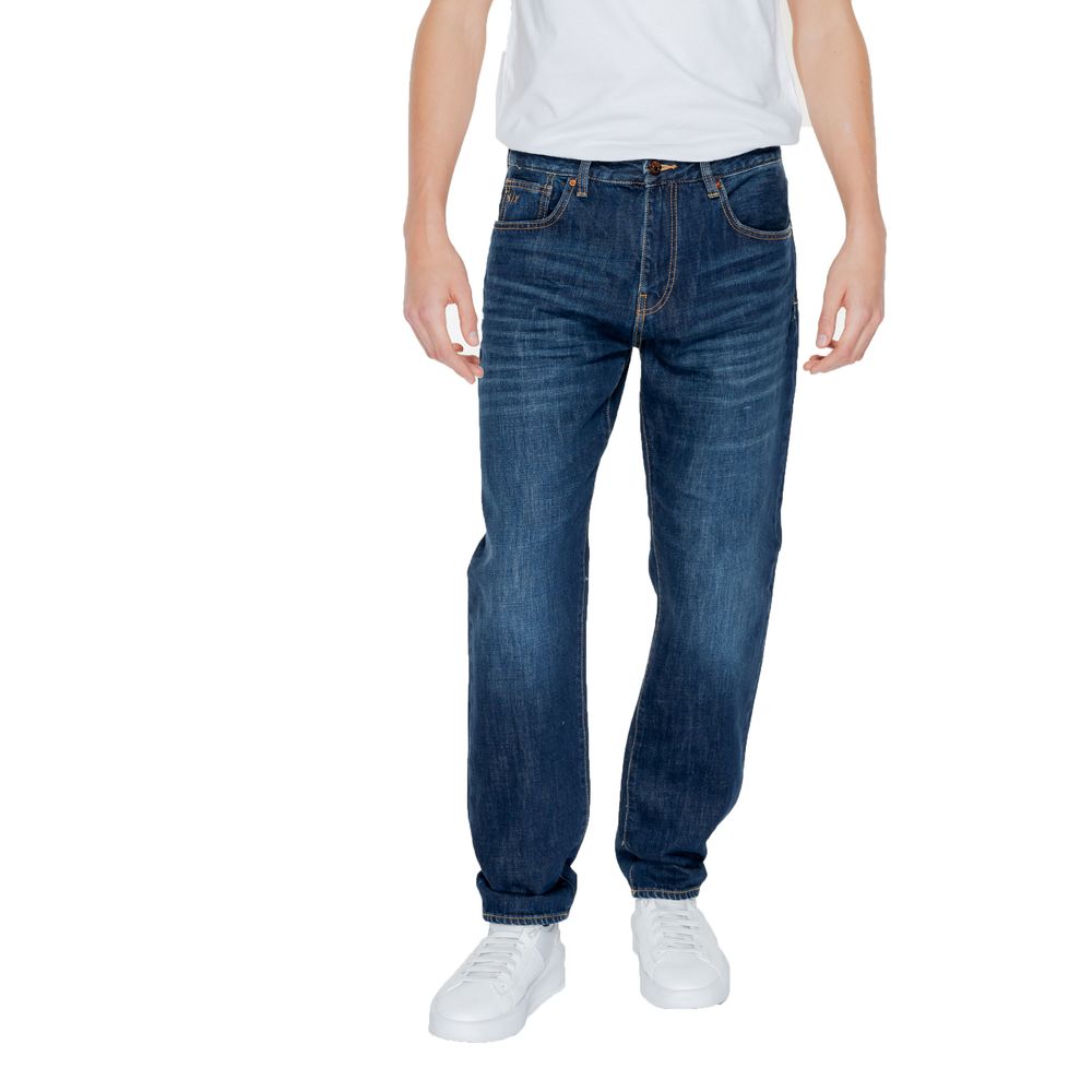 Armani Exchange Jeans e pantaloni in cotone blu
