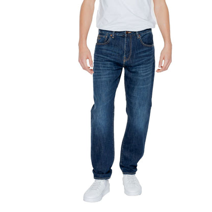 Armani Exchange Jeans e pantaloni in cotone blu