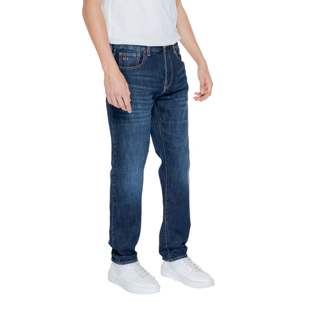 Armani Exchange Jeans e pantaloni in cotone blu