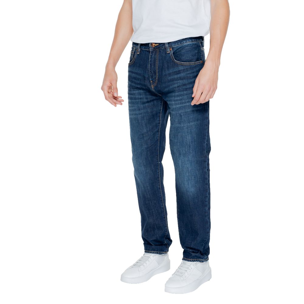 Armani Exchange Jeans e pantaloni in cotone blu