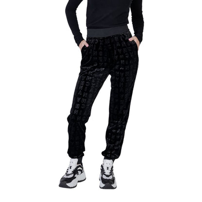 Armani Exchange Black Polyester Jeans & Pant