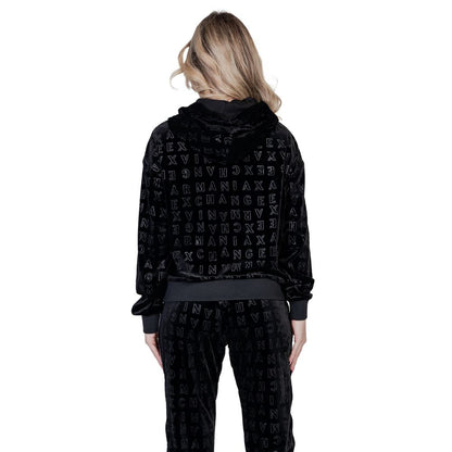 Maglione in poliestere nero Armani Exchange
