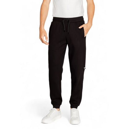 Jeans e pantaloni in cotone nero EA7 Emporio Armani
