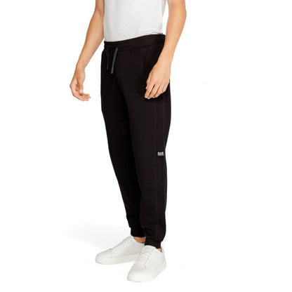 Jeans e pantaloni in cotone nero EA7 Emporio Armani