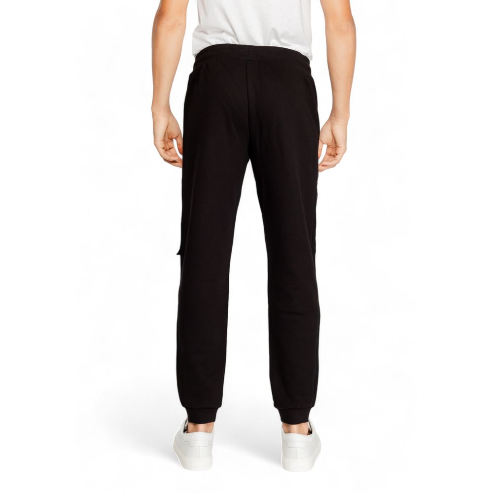 Jeans e pantaloni in cotone nero EA7 Emporio Armani