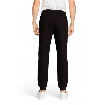 Jeans e pantaloni in cotone nero EA7 Emporio Armani