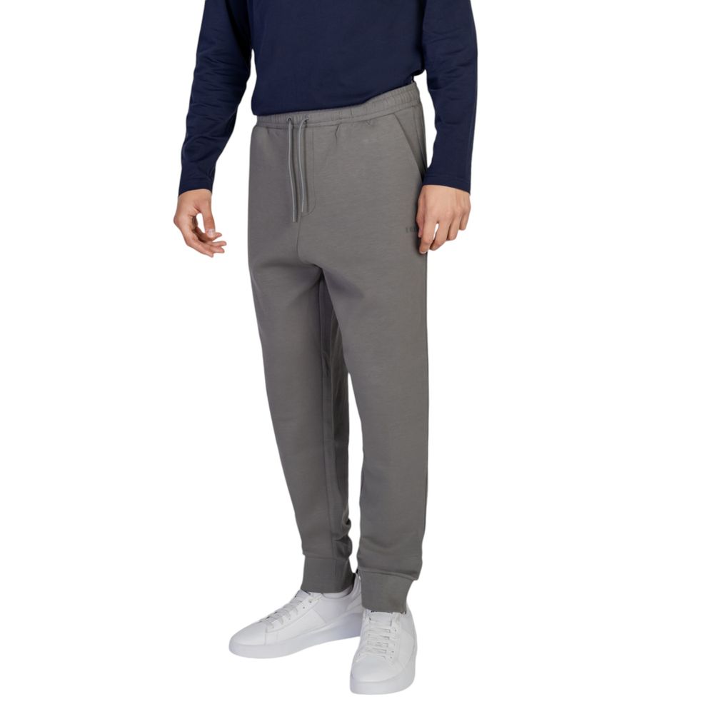 Jeans e pantaloni in cotone grigio Hugo Boss