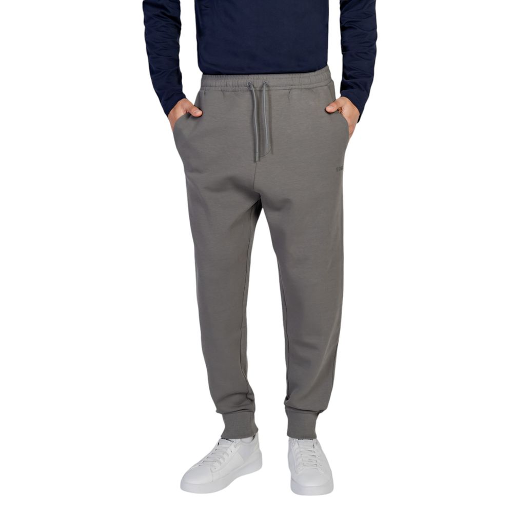 Jeans e pantaloni in cotone grigio Hugo Boss