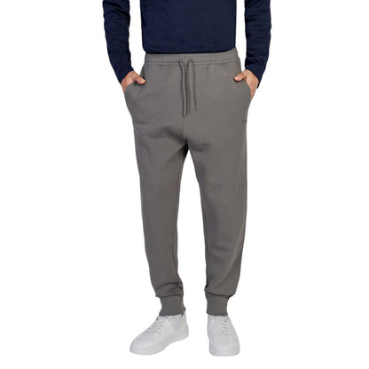 Jeans e pantaloni in cotone grigio Hugo Boss