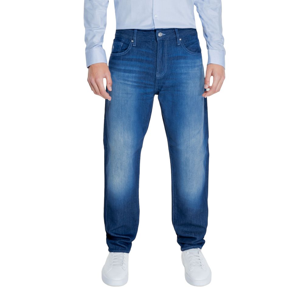 Armani Exchange Jeans e pantaloni in cotone blu