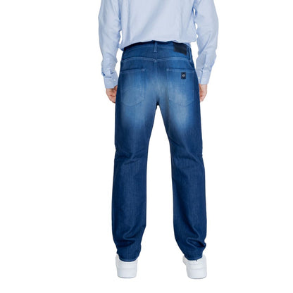 Armani Exchange Jeans e pantaloni in cotone blu