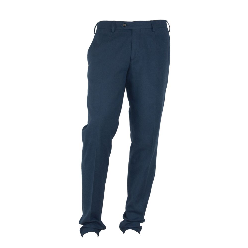 Jeans e pantaloni in cotone blu Made in Italy