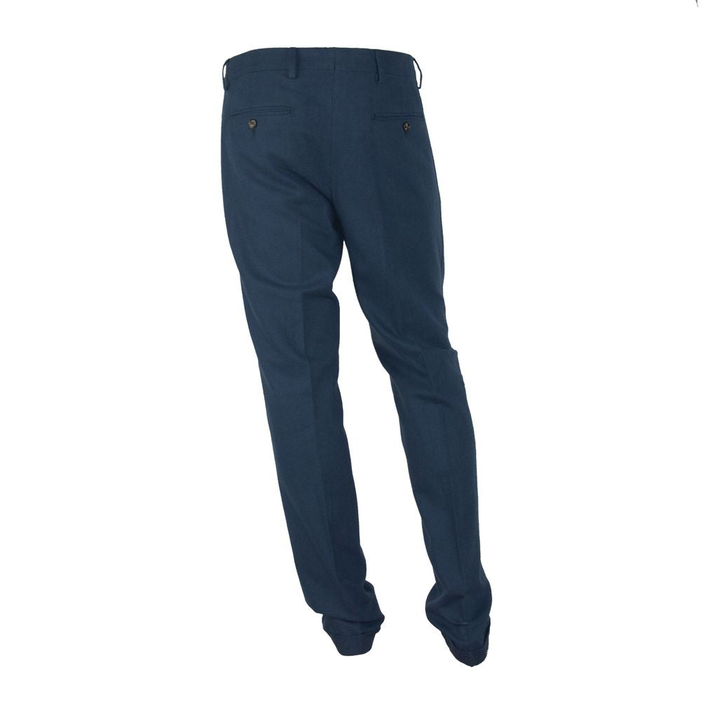 Jeans e pantaloni in cotone blu Made in Italy