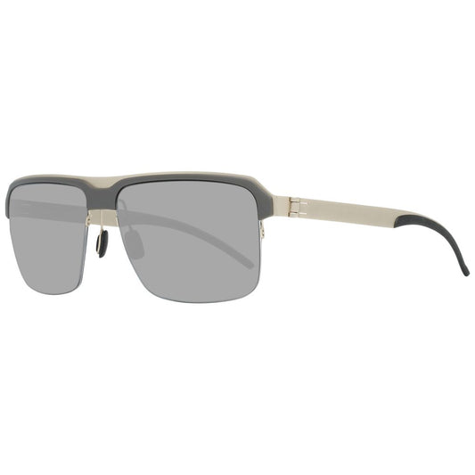 Mercedes Benz Gray Metal Sunglasses