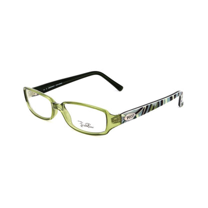 Montature in plastica verde Emilio Pucci